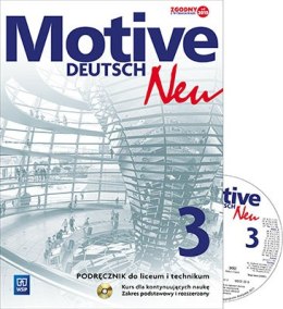 Język niemiecki motive deutsch podręcznik 3 szkoła ponadgimnazjalna zakres podstawowy i rozszezrony 14184h