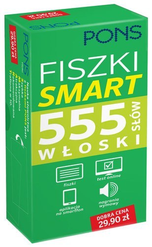 Fiszki 555 SMART Włoski PONS