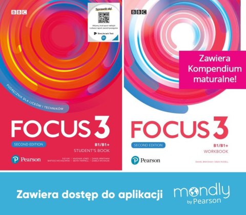 Focus Second Edition 3. Komplet Podręcznik + Zeszyt ćwiczeń + dostęp Mondly