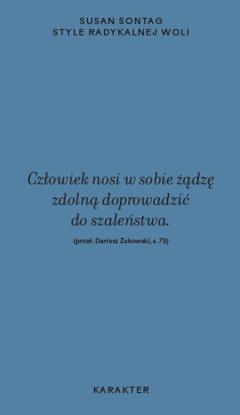 Style radykalnej woli wyd. 2