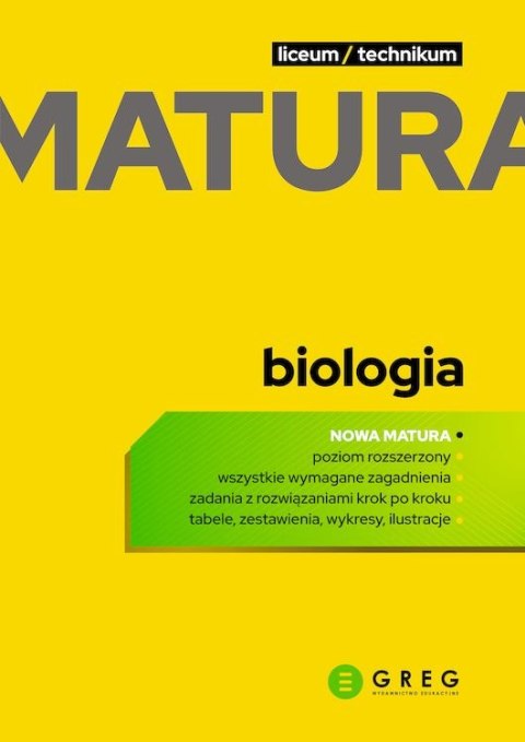 Biologia. Matura. Poziom rozszerzony. Repetytorium maturalne