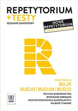 Repetytorium i testy Technik budownictwa BD29/BUD01/BUD08BUD12