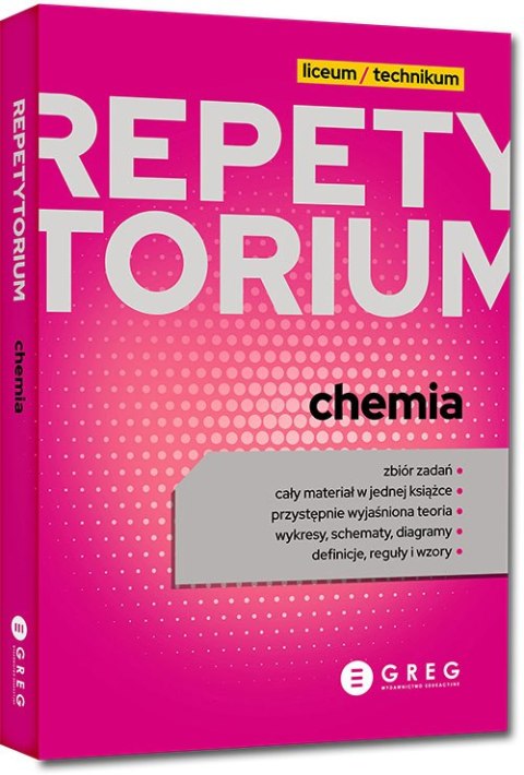 Chemia. Repetytorium. Liceum/technikum wyd. 2024