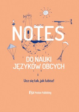 Notes do nauki języków obcych (brzoskwiniowy)