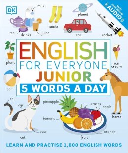 English for Everyone Junior 5 Words a Day. Learn and Practise 1,000 English Words wer. angielska