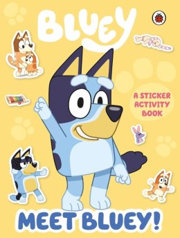 Bluey. Meet Bluey! Sticker Activity Book wer. angielska