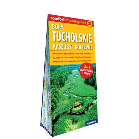 Bory Tucholskie Kaszuby Kociewie map&guide PL XL laminat 2021