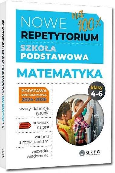 Matematyka. Nowe Repetytorium. Szkoła podstawowa. Klasa 4-6 wyd.2025