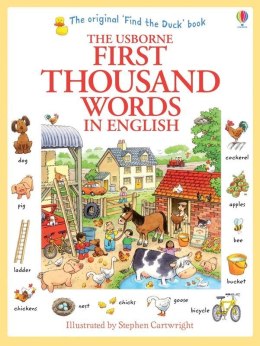 First Thousand Words in English wer. angielska