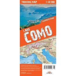 Lake Como trekking map 1:50 000 laminat