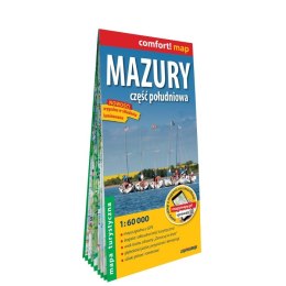 Mazury cz. Południowa mapa turystyczna 1:60 000 laminat 2023