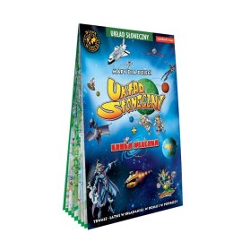 System Słoneczny Droga Mleczna mapa dla dzieci PL XXL laminat