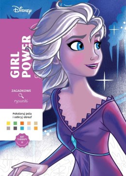 Girl power. Art therapy. Kolorowanka antystresowa. Disney. Zagadkowe rysunki