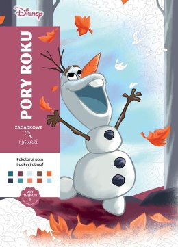 Pory roku. Art therapy. Kolorowanka antystresowa. Disney. Zagadkowe rysunki