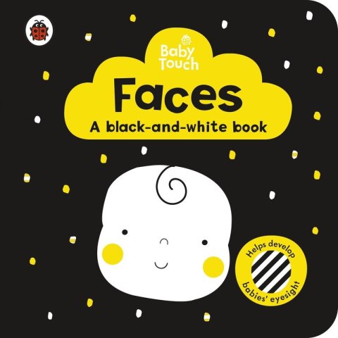 Baby Touch. Faces: a black-and white-book wer. angielska