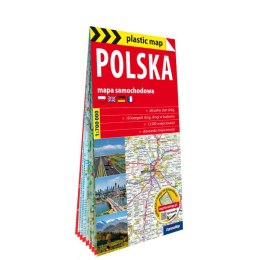 Polska mapa samochodowa 1:700 000 foliowana 2025