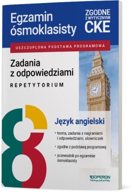 Egzamin ósmoklasisty 2026 Język angielski Zadania z odpowiedziami Repetytorium