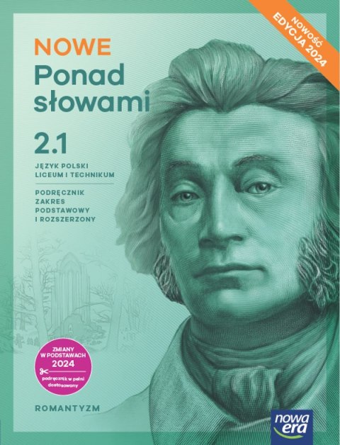 Nowa Ponad słowami Język Polski podręcznik 2 liceum i technikum zakres podstawowy i rozszerzony część 1 EDYCJA 2025