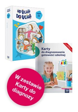 Wychowanie przedszkolne OD UCHA DO UCHA 6-latki poziom 4 Zestaw dla dziecka