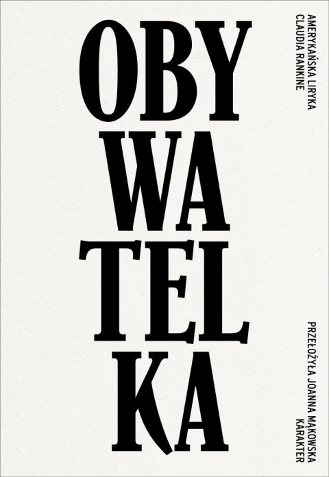 Obywatelka. Amerykańska liryka