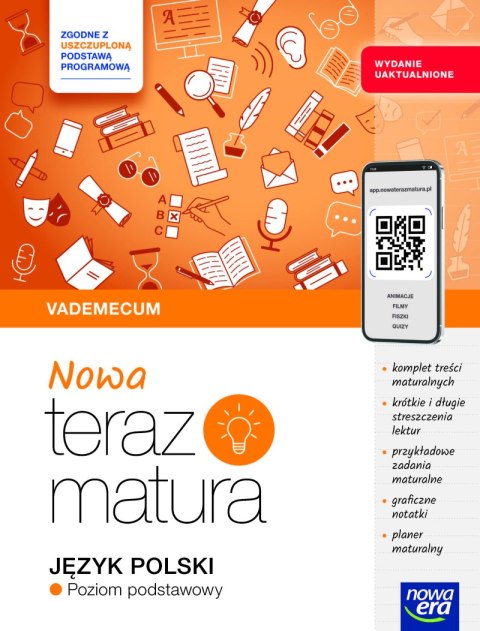 Teraz matura 2025/2026 Język polski Vademecum zakres podstawowy