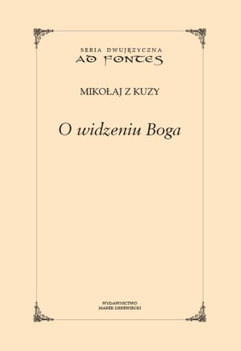 O widzeniu Boga