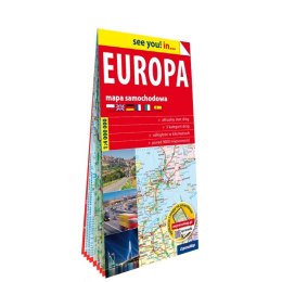 Europa mapa samochodowa 1:4 000 000