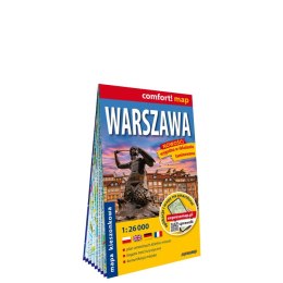 Warszawa plan miasta 1:26 000 laminat MIDI 2025