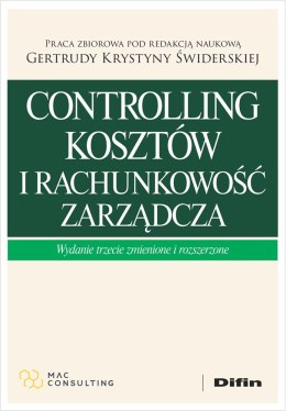 Controlling kosztów i rachunkowość zarządcza wyd. 3