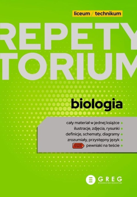 Biologia. Repetytorium. Liceum/technikum wyd. 2026