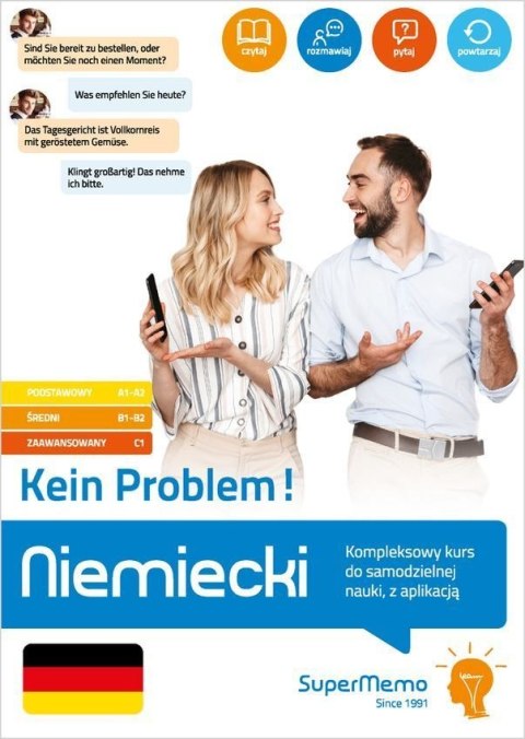 Niemiecki. Kein Problem! Kompleksowy kurs do samodzielnej nauki, z aplikacją