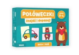 Połóweczki Znajdź i dopasuj! Auto i Miś