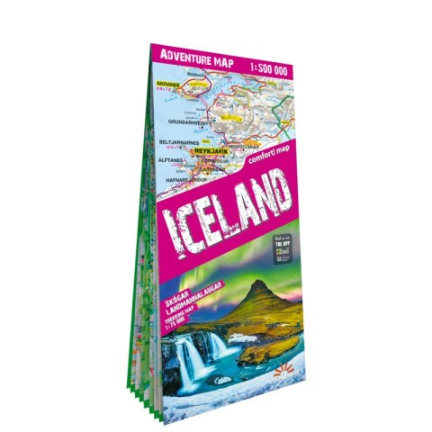 Islandia laminowana mapa samochodowo-turystyczna 1:500 000 2026