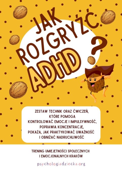 Jak rozgryźć ADHD? Karty pracy dla dzieci w wieku 8-12 lat