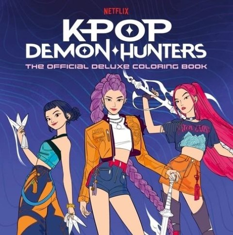 KPop Demon Hunters. Official Colouring Book