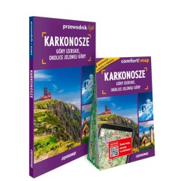 Karkonosze Góry Izerskie okolice Jeleniej Góry light przewodnik + mapa 2026