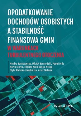 Opodatkowanie dochodów osobistych a stabilność finansów lokalnych w warunkach turbuletnego otoczenia
